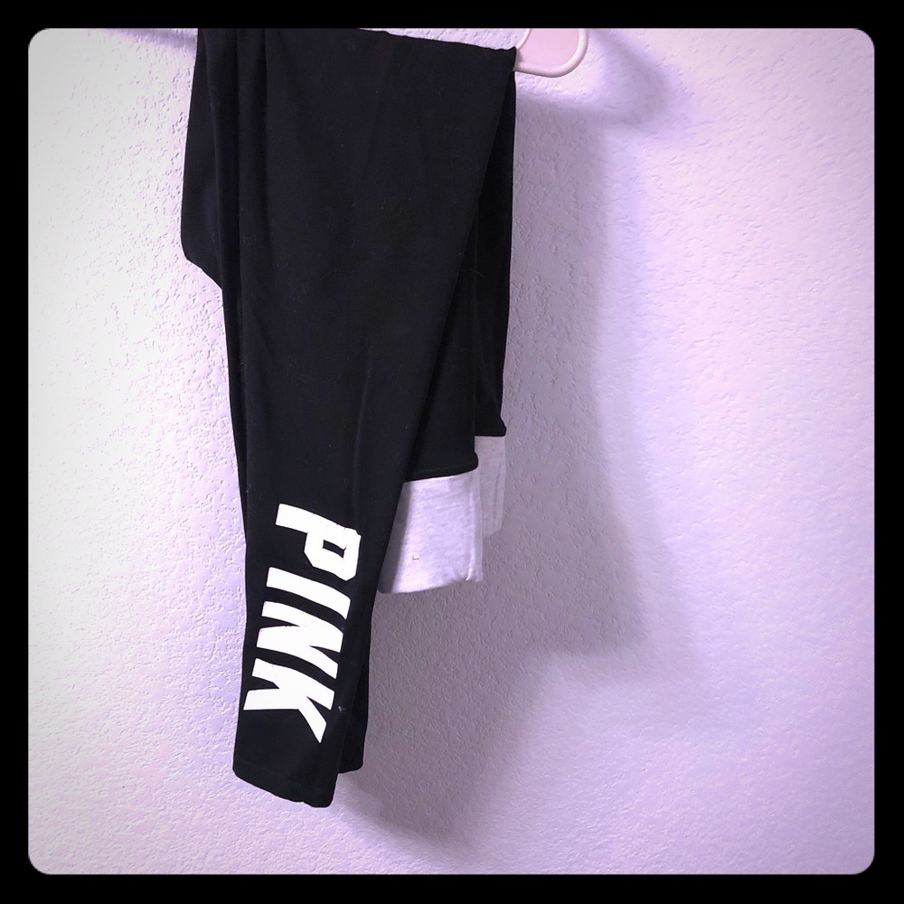 VS Pink Yoga Leggings